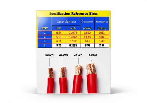 SLGAHGS Battery Cables Set Pure Copper Wiring-6