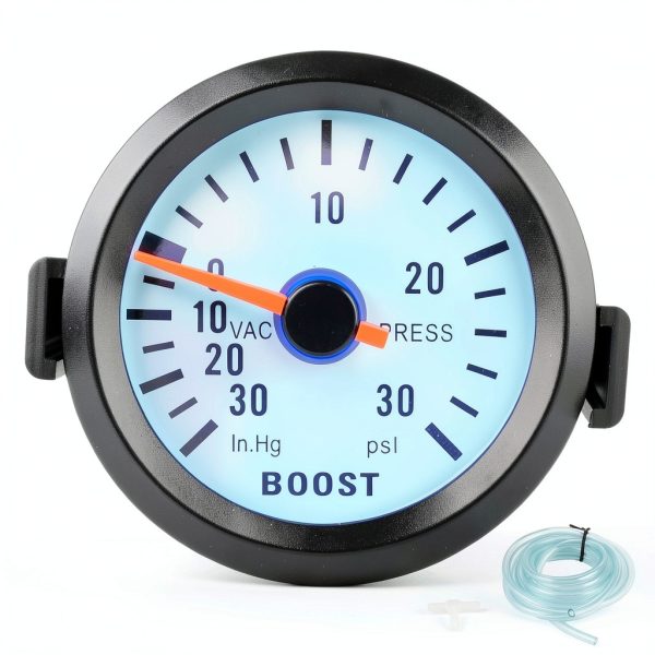 Turbo Boost Gauge Ymiko Plastic for 12V Vehicles-2