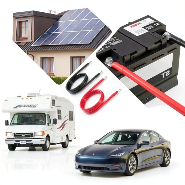 HiFind 2 Gauge Battery Cables for Cars Trucks RVs-6