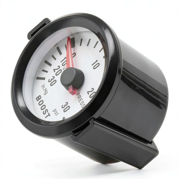 Turbo Boost Gauge Ymiko Plastic for 12V Vehicles-5