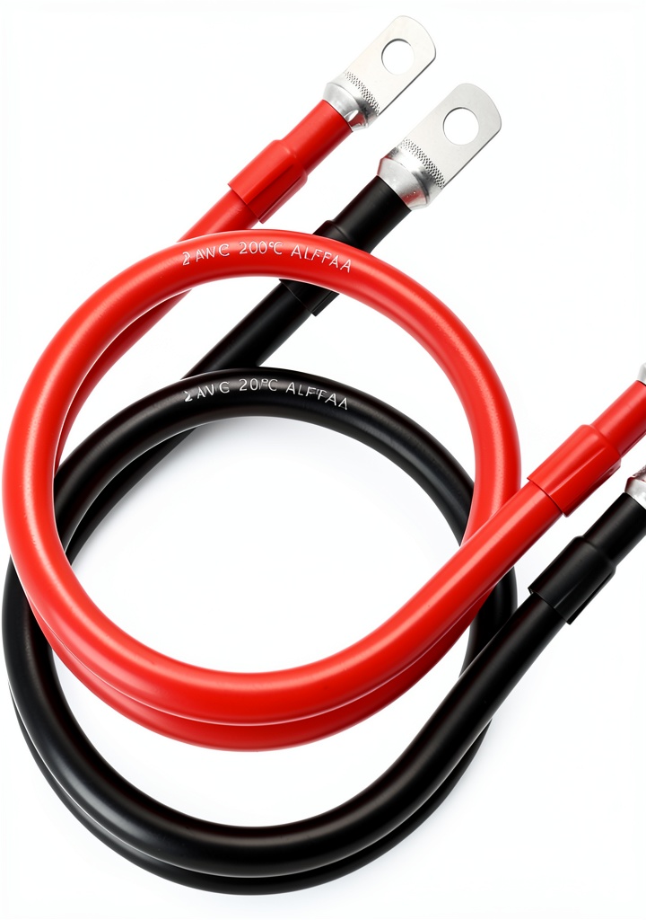 ALFFAA 2AWG inverter battery cables