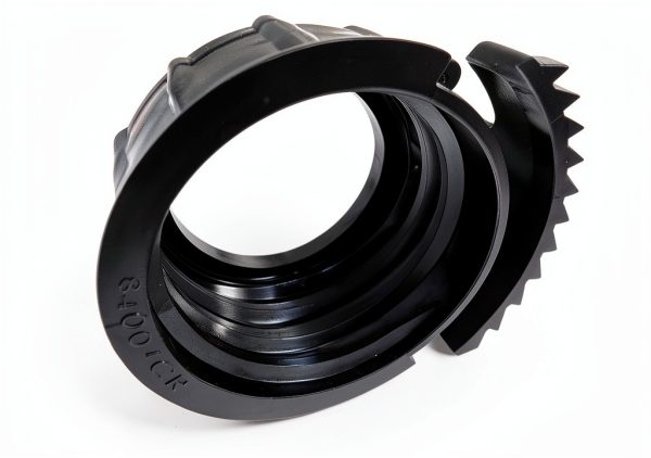 New Wedco"Screw Cap Collar Part # 84004CR" Hard to find Vintage. This Collar/Retaining Ring Fastens Versaflex spout to can. Diesel, Kerosene Fuel Essence Briggs Gas Can Replacement Part.-2