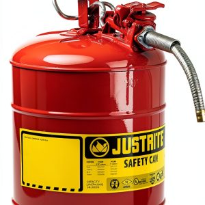 Safety Cans Justrite Type II Red Hose 5/8 5g/19l Flammables-0
