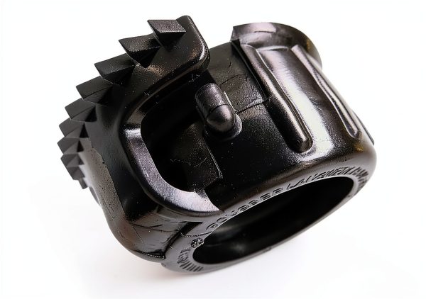 New Wedco"Screw Cap Collar Part # 84004CR" Hard to find Vintage. This Collar/Retaining Ring Fastens Versaflex spout to can. Diesel, Kerosene Fuel Essence Briggs Gas Can Replacement Part.-3