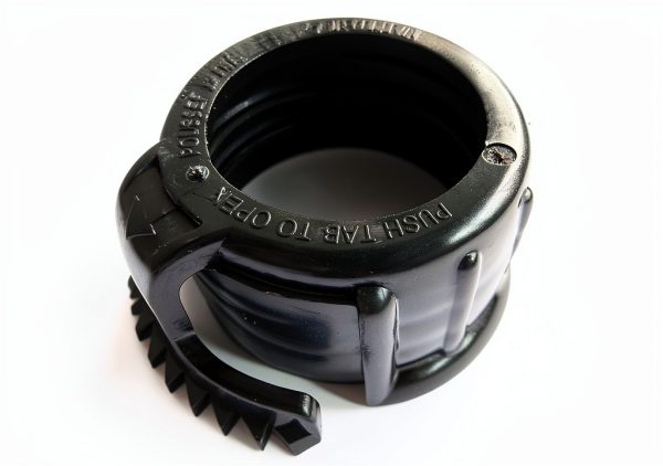 New Wedco"Screw Cap Collar Part # 84004CR" Hard to find Vintage. This Collar/Retaining Ring Fastens Versaflex spout to can. Diesel, Kerosene Fuel Essence Briggs Gas Can Replacement Part.-0