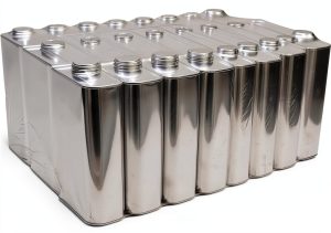 Air Sea Containers 1L FStyle Metal Can UN Approved Screw Cap-0