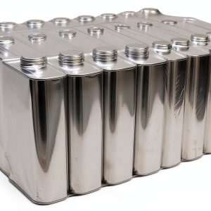 Air Sea Containers 1L FStyle Metal Can UN Approved Screw Cap-0