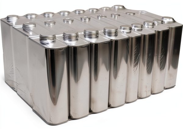 Air Sea Containers 1L FStyle Metal Can UN Approved Screw Cap-0