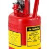 Safety Can Justrite 14160 1 Gallon Oval with Stainless Steel Fittings-0