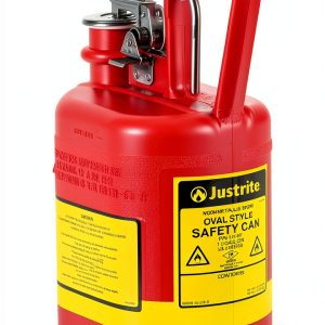 Safety Can Justrite 14160 1 Gallon Oval with Stainless Steel Fittings-0