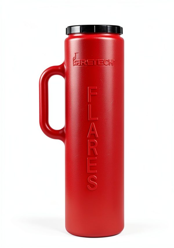 30 Minute Safety Flare Storage Containers FTFCTS Red Pack of 10-0