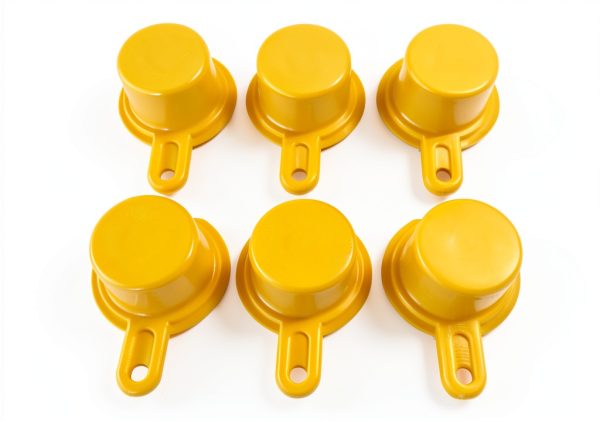 Blitz Yellow SPOUT Cap 6-Pack Aftermarket Gas Can Caps Retaining Lip-1