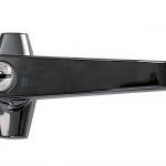 Justrite L-Handle Alloy Steel Cabinet Lock Handle Silver Matte Finish-0