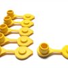 Blitz Yellow SPOUT Cap 6-Pack Aftermarket Gas Can Caps Retaining Lip-7